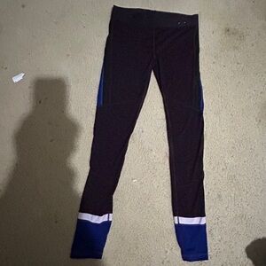 GAP Black and Blue Women's Leggings